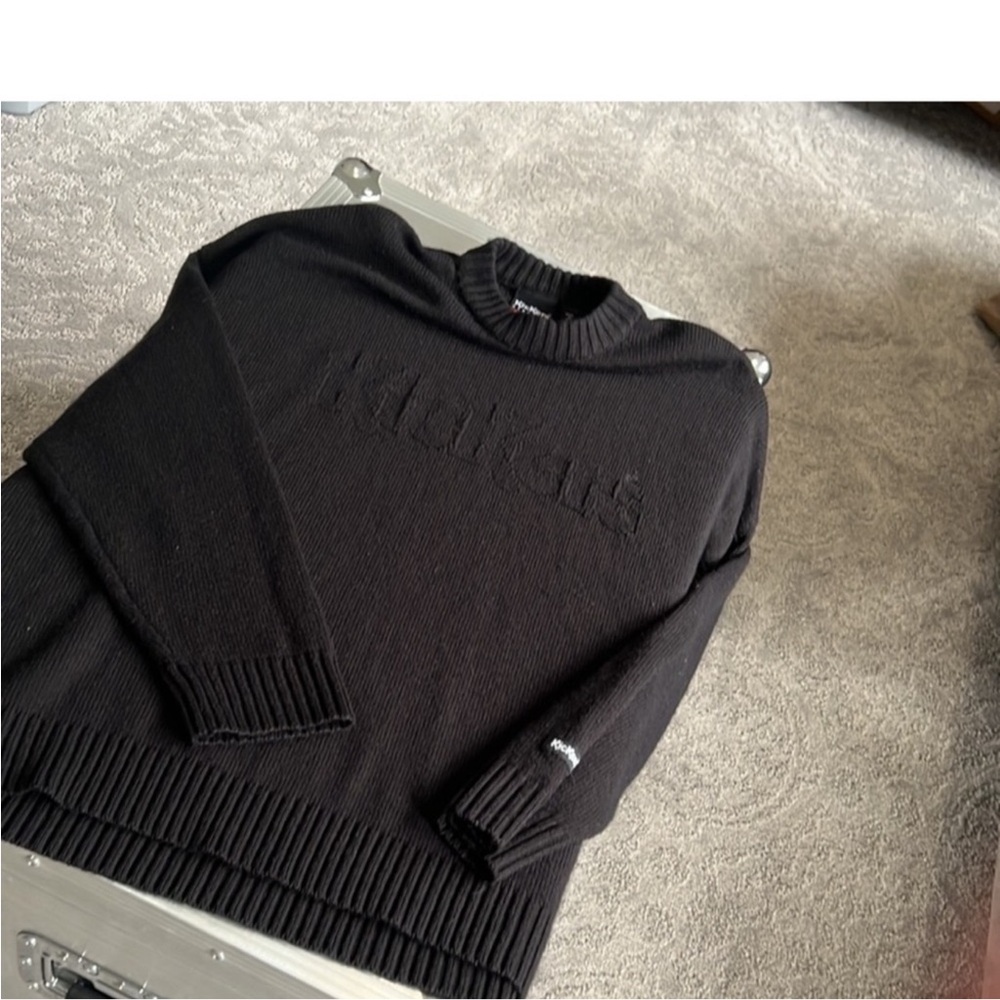 Kickers Black Crewneck Sweater for Men